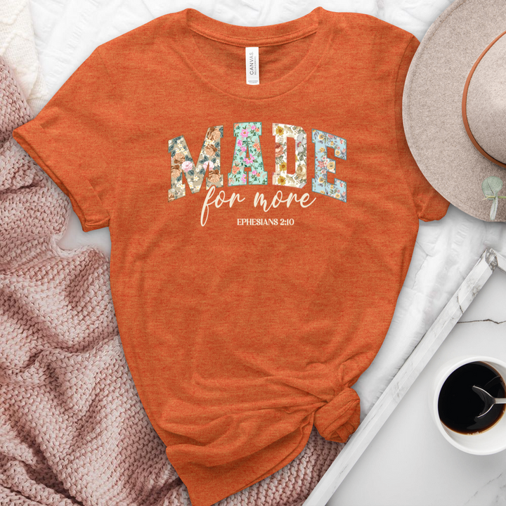 Made For More Heathered Tee