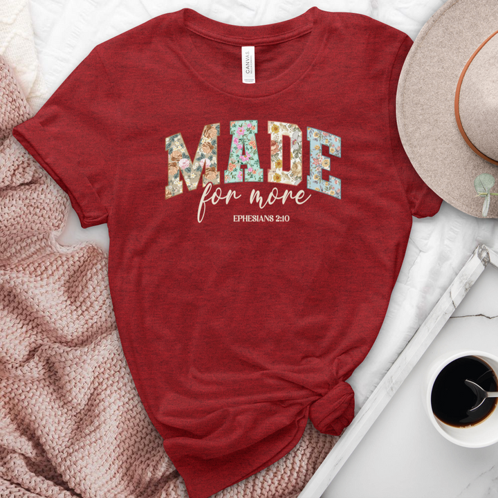 Made For More Heathered Tee