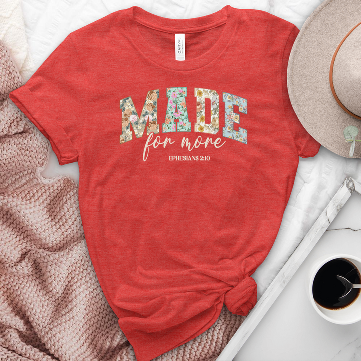 Made For More Heathered Tee