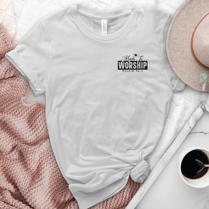 Made to Worship Psalm Heathered Tee