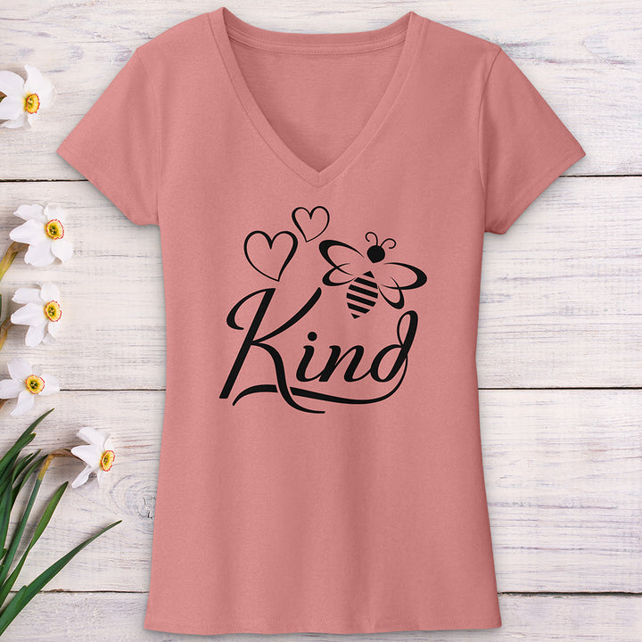 Bee Kind V-Neck Tee