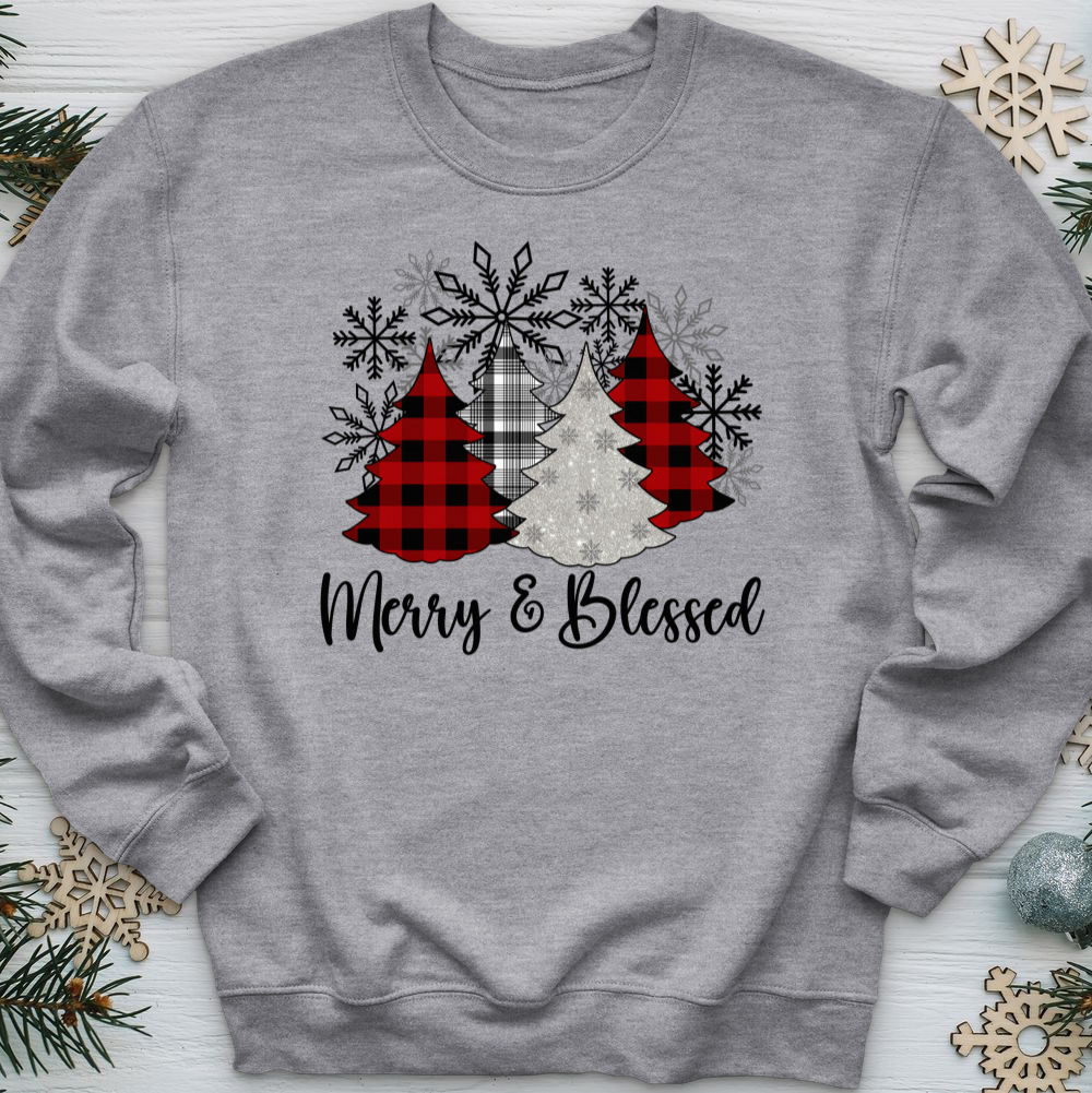 Merrry & Blessed Crewneck
