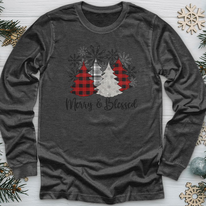 Merry & Blessed Christmas Long Sleeve Tee