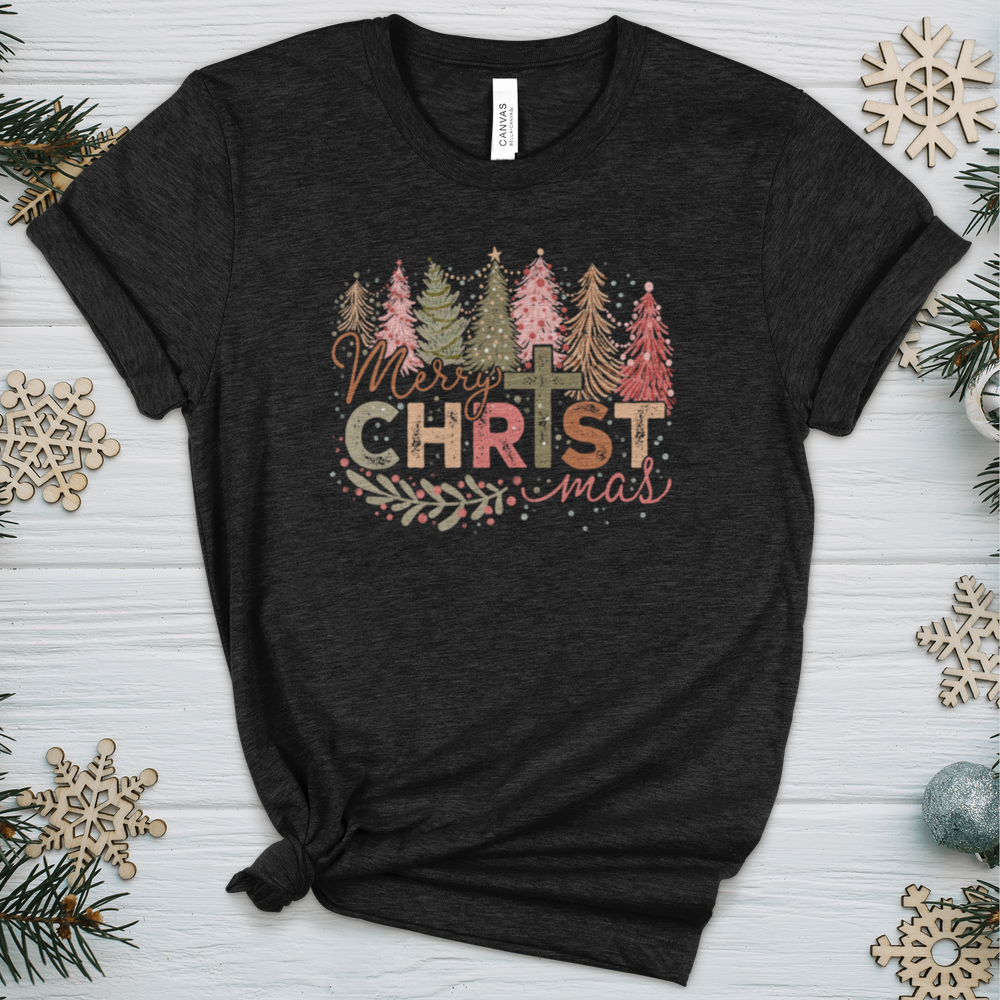 Merry Christ mas Heathered Tee