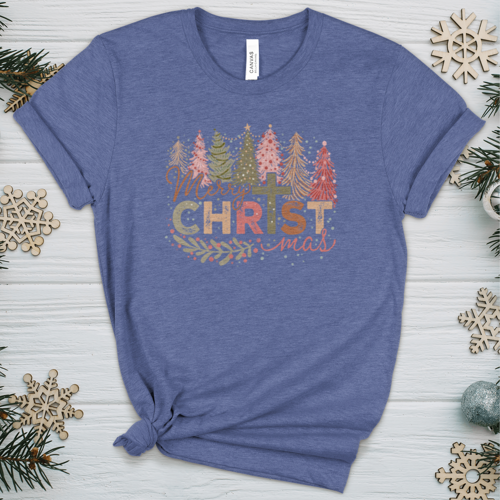 Merry Christ mas Heathered Tee