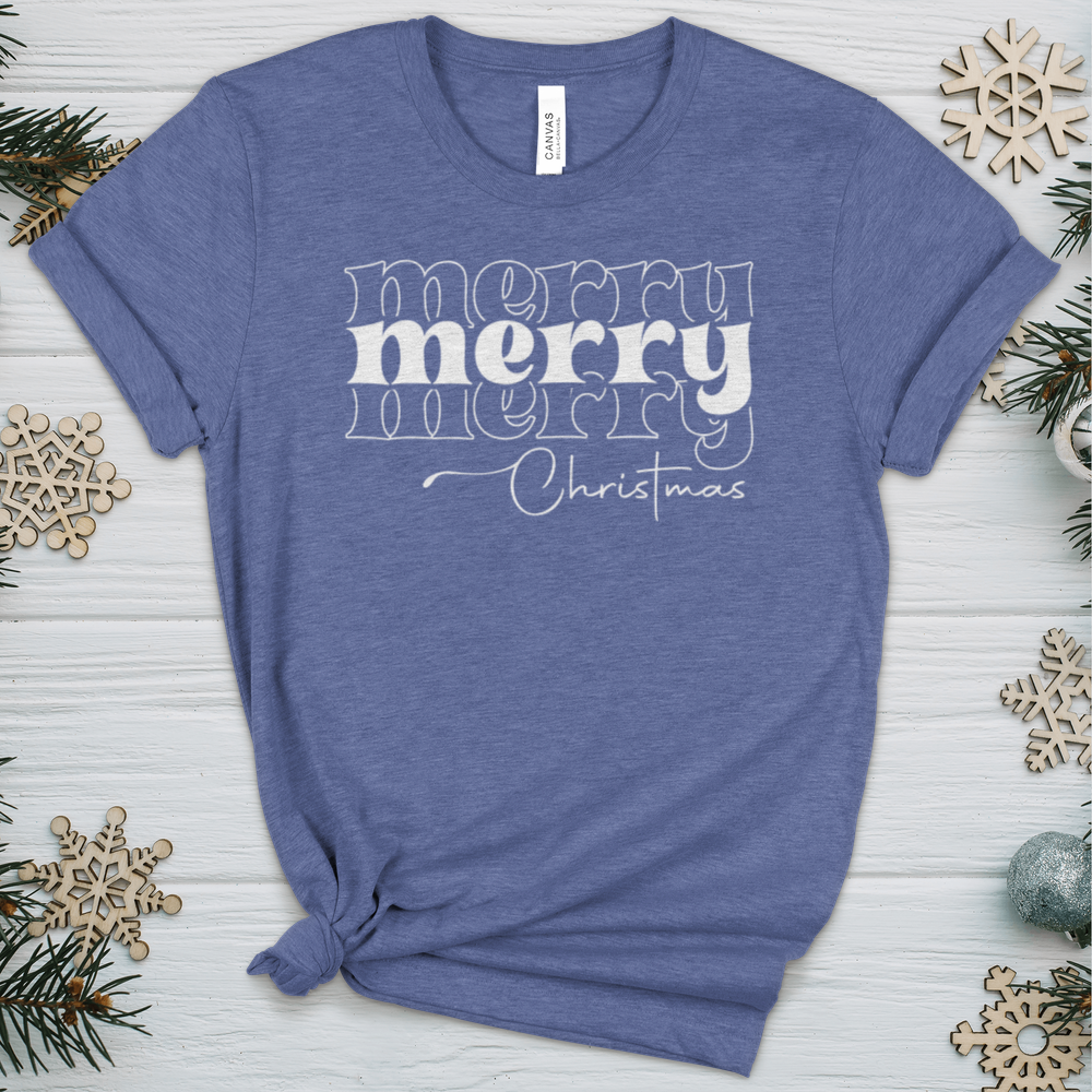 Merry Christmas Faith Heathered Tee