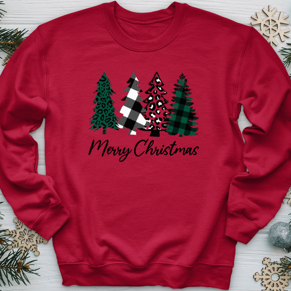 Merry Christmas Pine Tree Crewneck