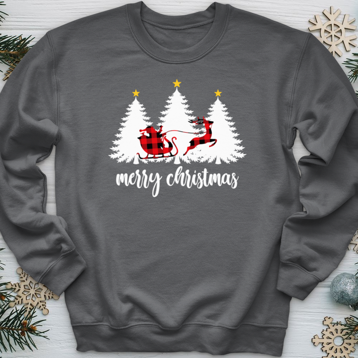 Merry Christmas Sleigh Crewneck