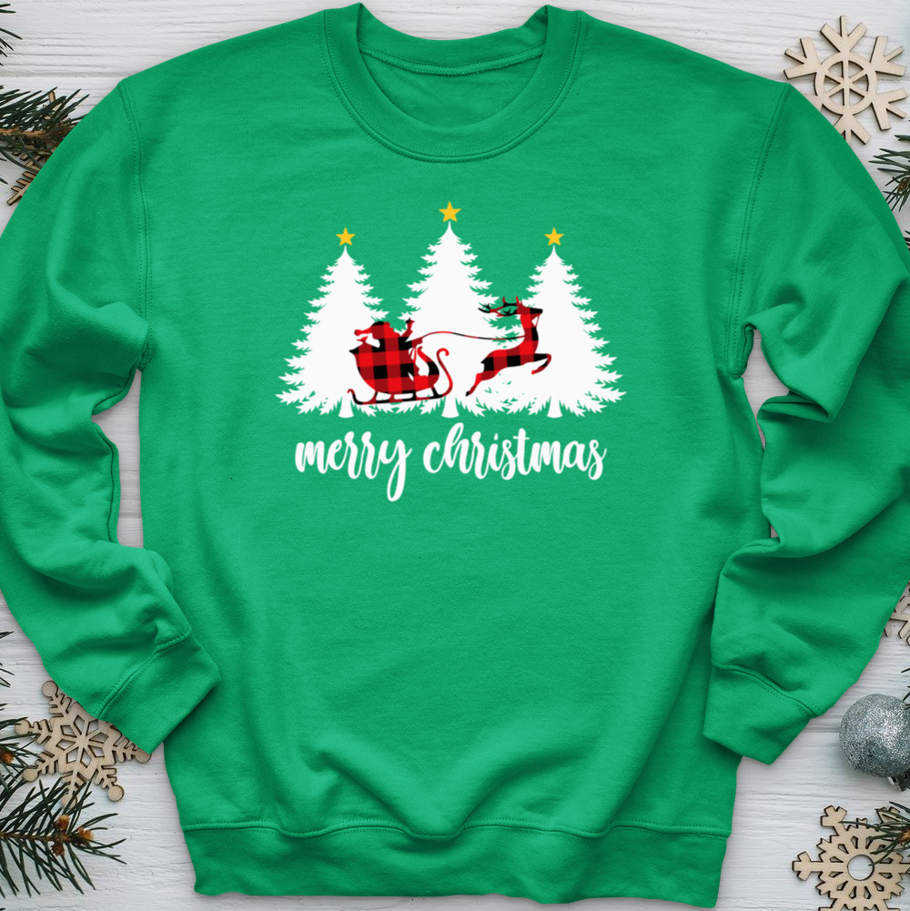 Merry Christmas Sleigh Crewneck