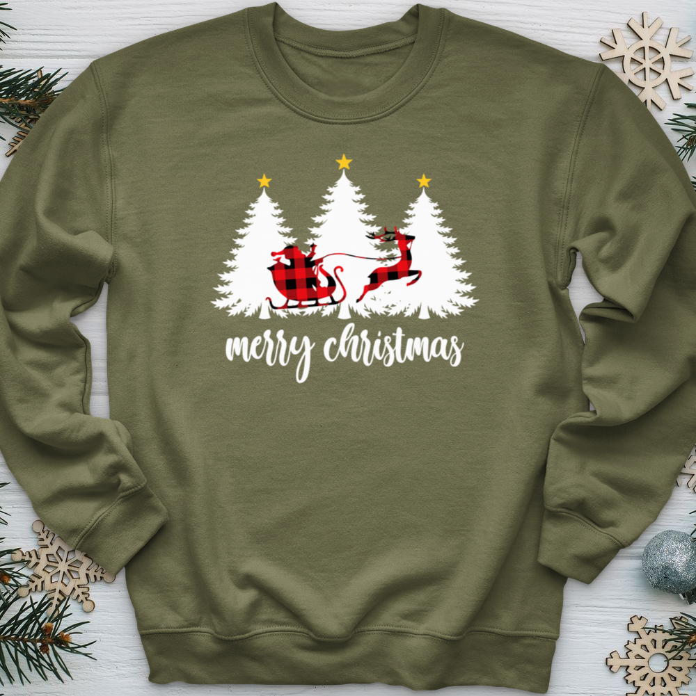 Merry Christmas Sleigh Crewneck