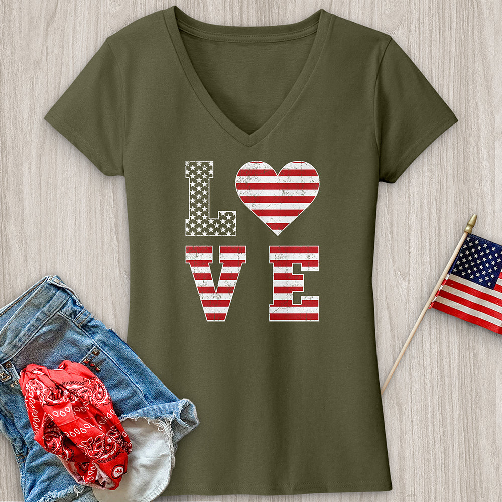 LOVE V-Neck Tee