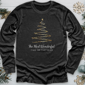 Most Wonderful Christmas Tree Long Sleeve Tee