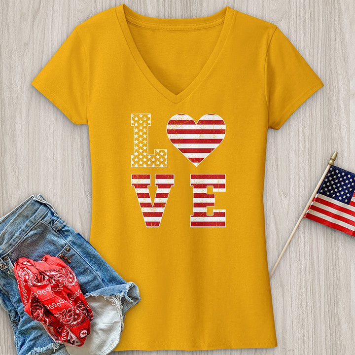 LOVE V-Neck Tee