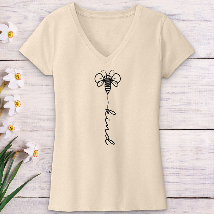 Bee Kind V-Neck Tee