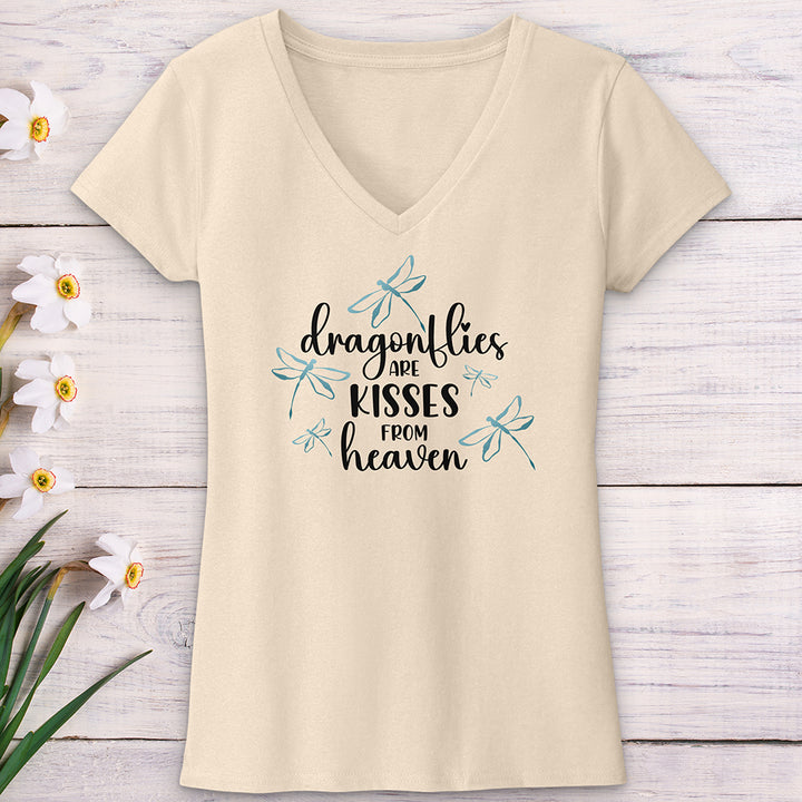 Dragonfly Kisses V-Neck Tee