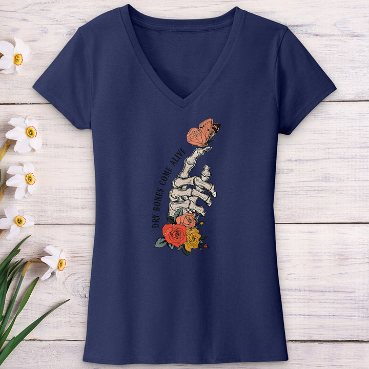 Dry Bones V-Neck Tee