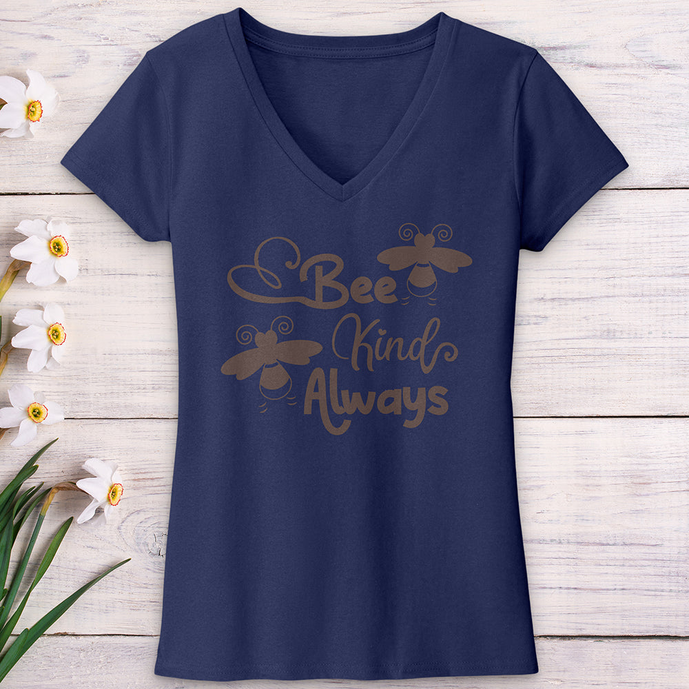 Be Kind Always Bees V-Neck Tee