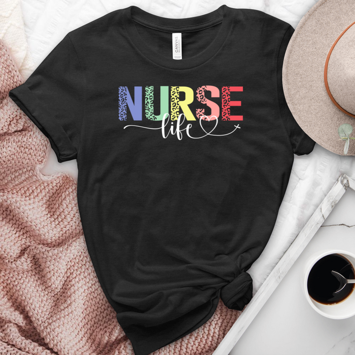 Nurse Life Heathered Tee