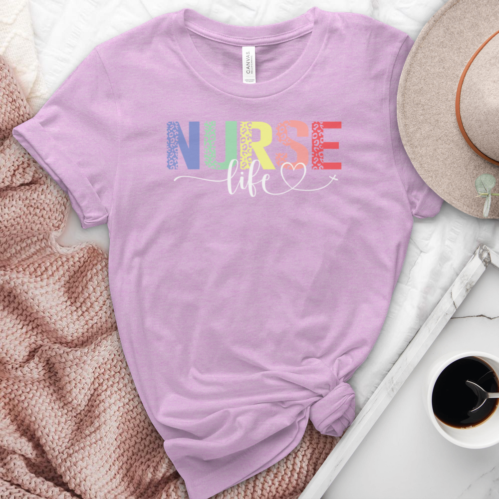 Nurse Life Heathered Tee