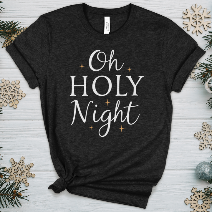 Oh Holy Night Heathered Tee