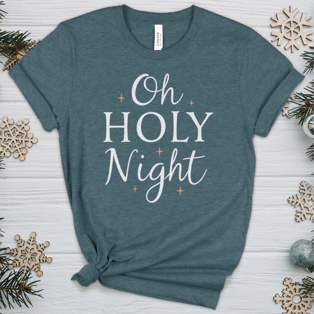 Oh Holy Night Heathered Tee