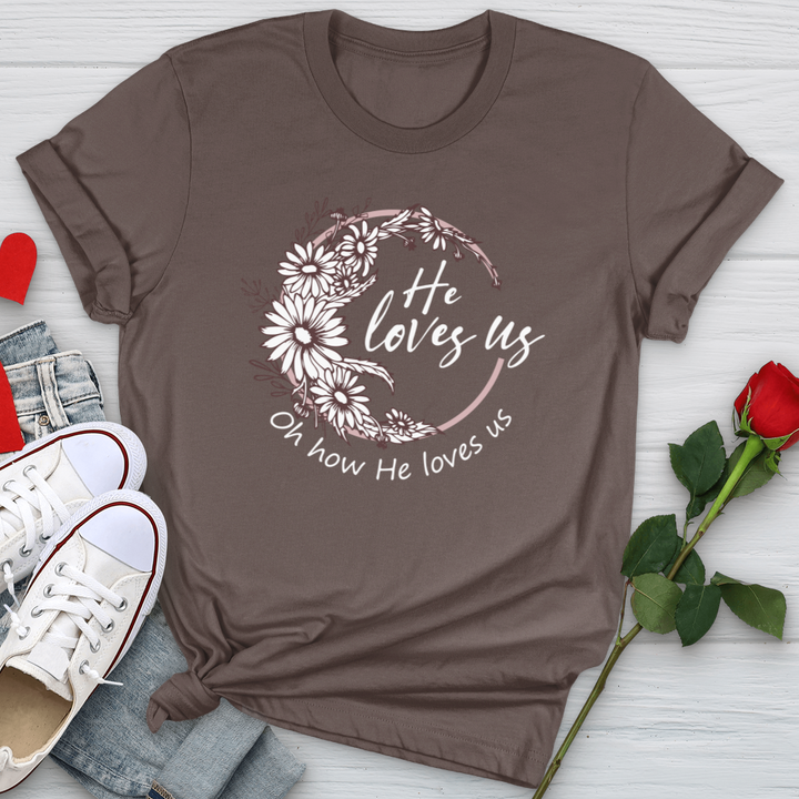 Oh How He Loves Us Softstyle Tee