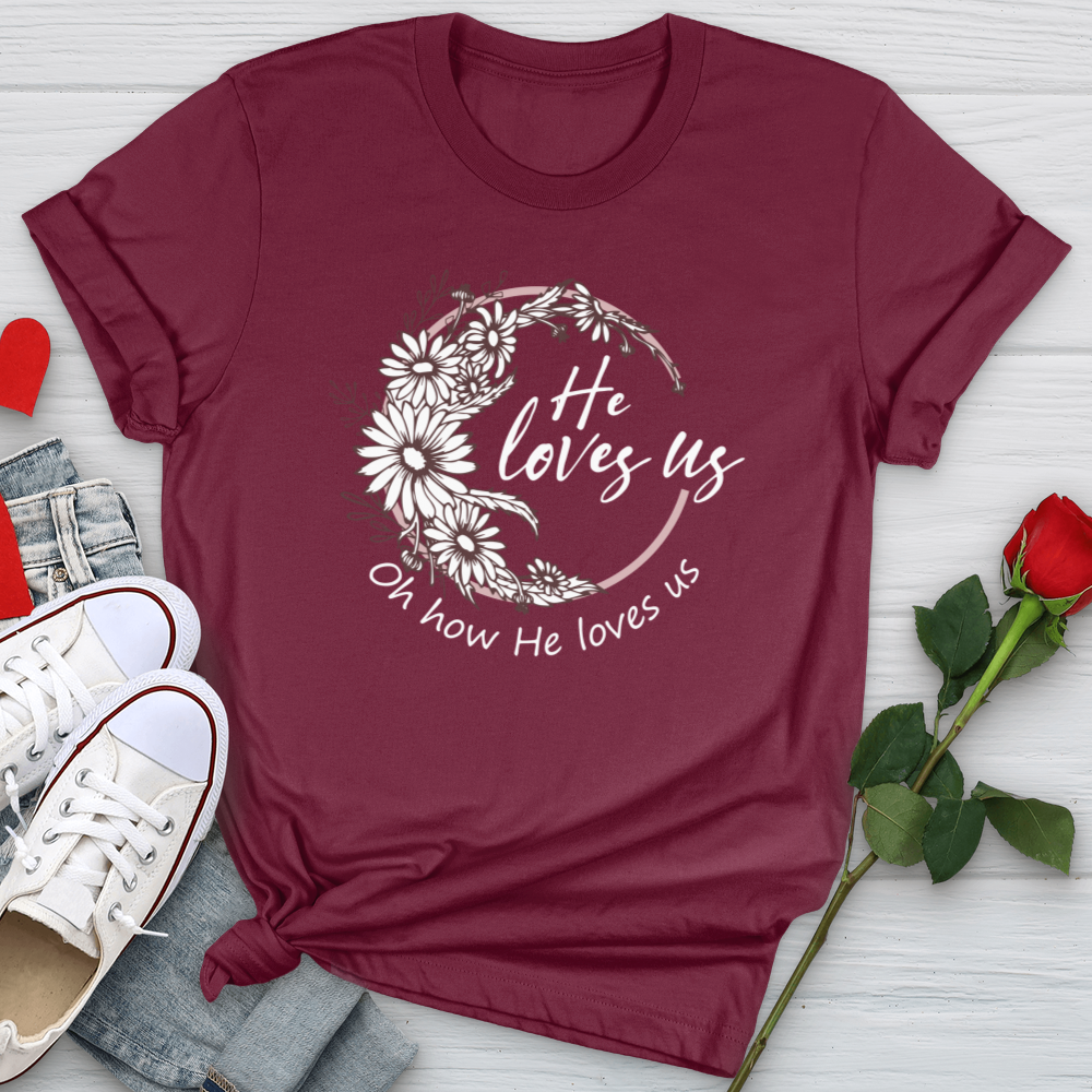 Oh How He Loves Us Softstyle Tee