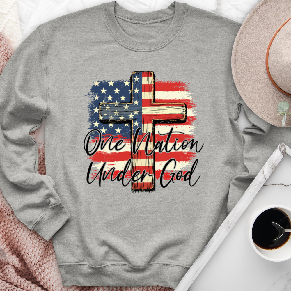 One Nation Under God Crewneck