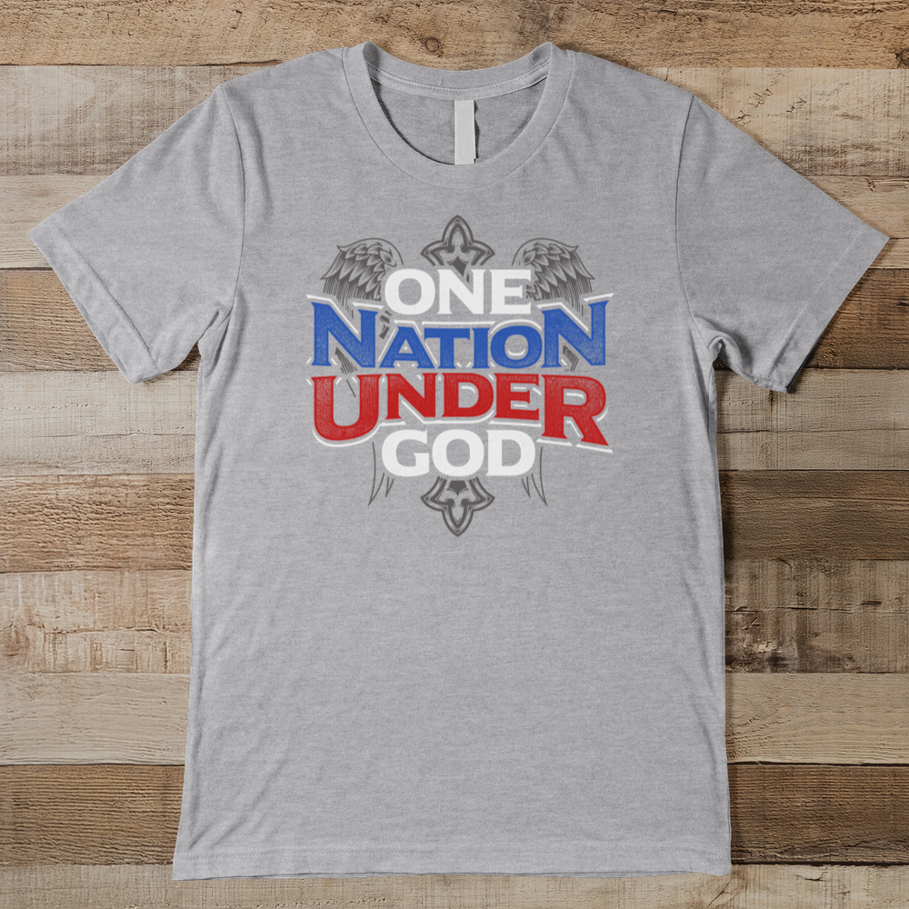 One Nation Under God Wings Men's Tee