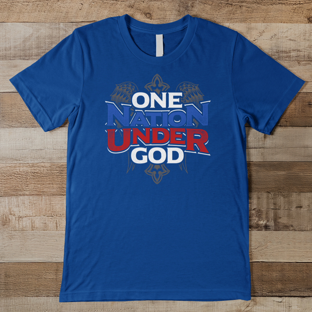 One Nation Under God Wings Men's Tee