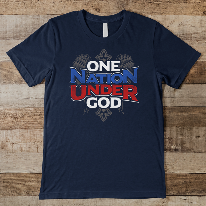 One Nation Under God Wings Men's Tee