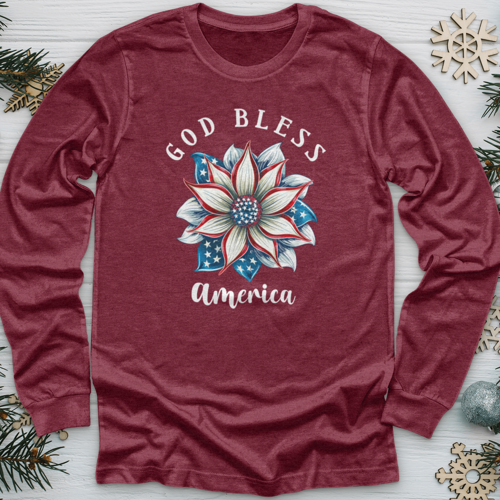 Patriotic Bloom Unity Long Sleeve