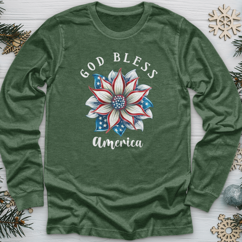 Patriotic Bloom Unity Long Sleeve