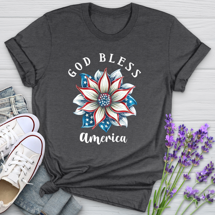 Patriotic Bloom Unity Softstyle Tee