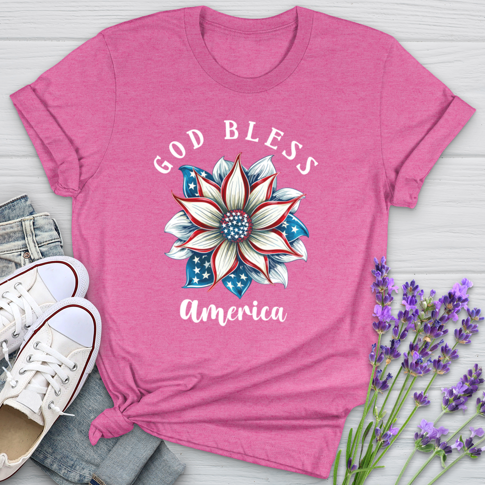 Patriotic Bloom Unity Softstyle Tee