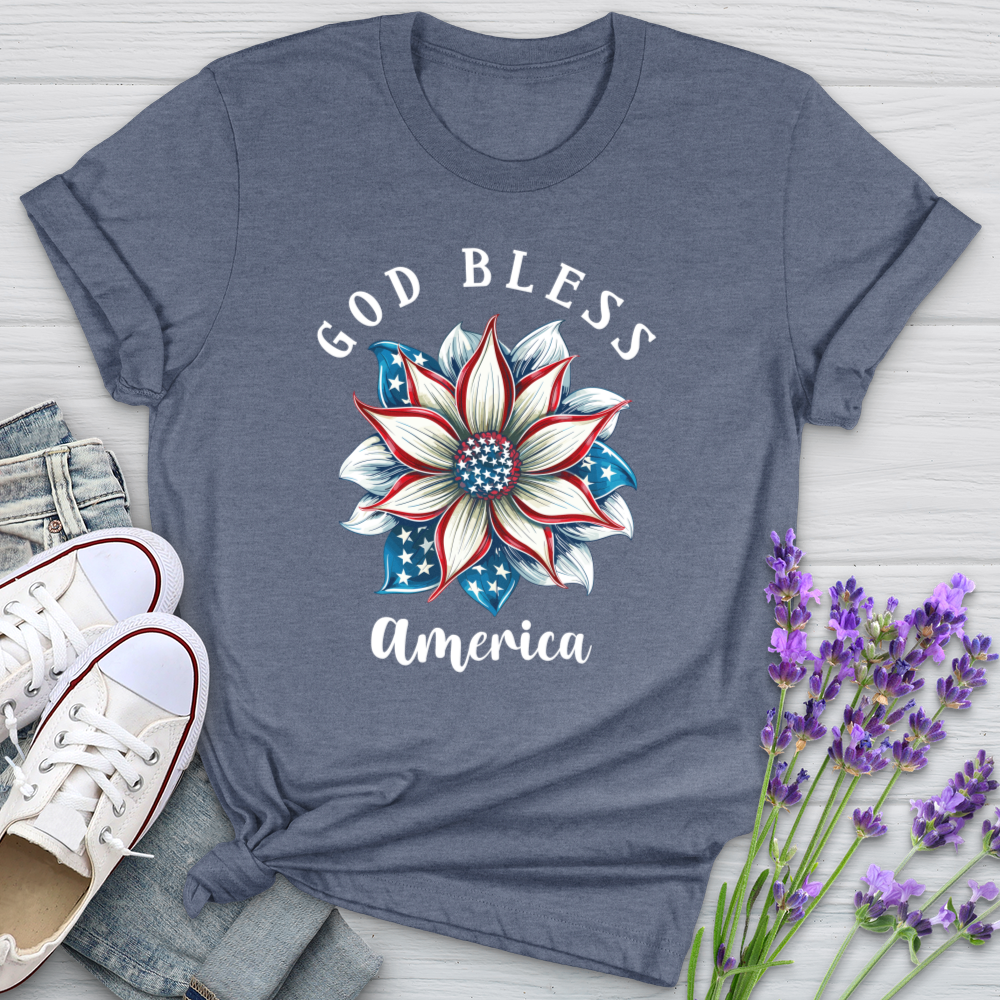 Patriotic Bloom Unity Softstyle Tee