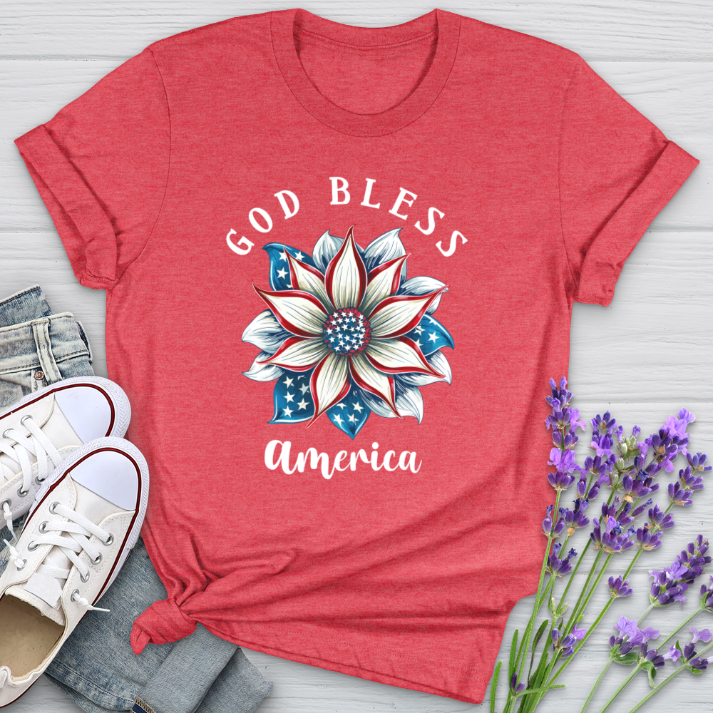 Patriotic Bloom Unity Softstyle Tee