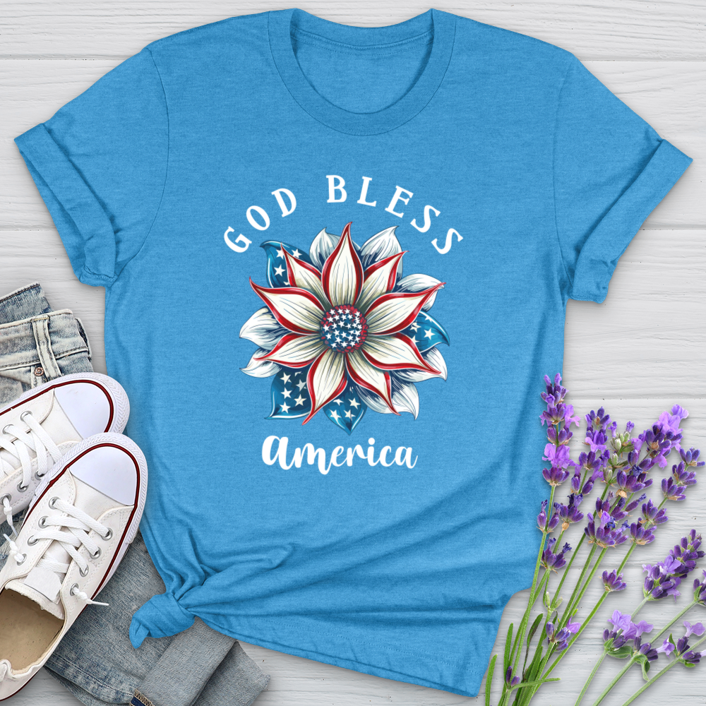 Patriotic Bloom Unity Softstyle Tee