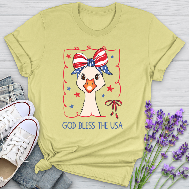 Patriotic Goose Softstyle Tee