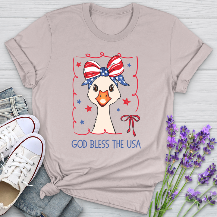 Patriotic Goose Softstyle Tee