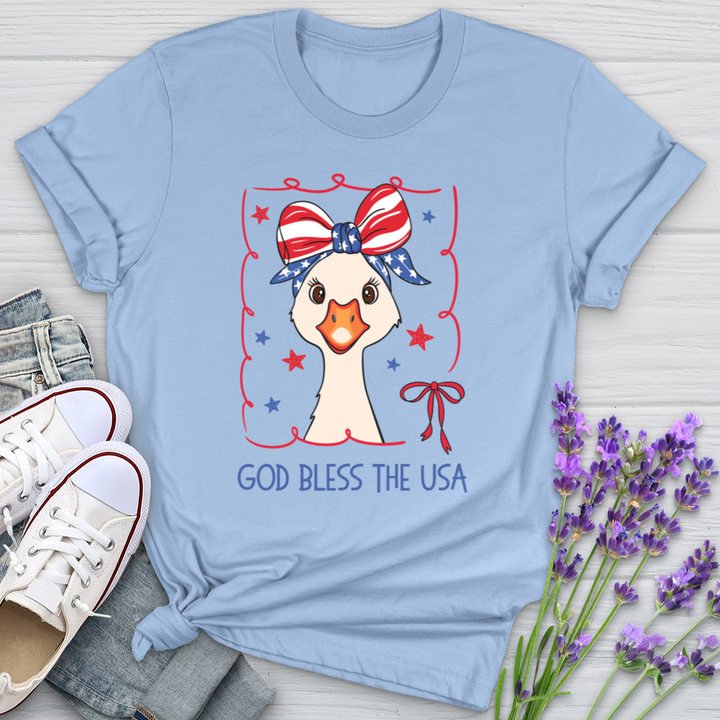 Patriotic Goose Softstyle Tee