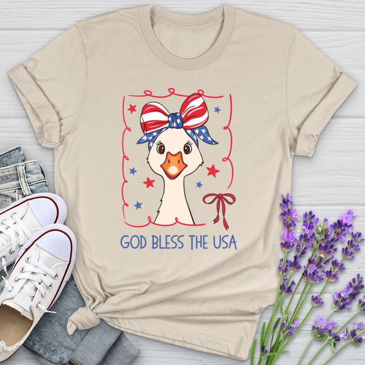 Patriotic Goose Softstyle Tee