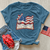 Patriotic Psalm Harmony Heathered Tee