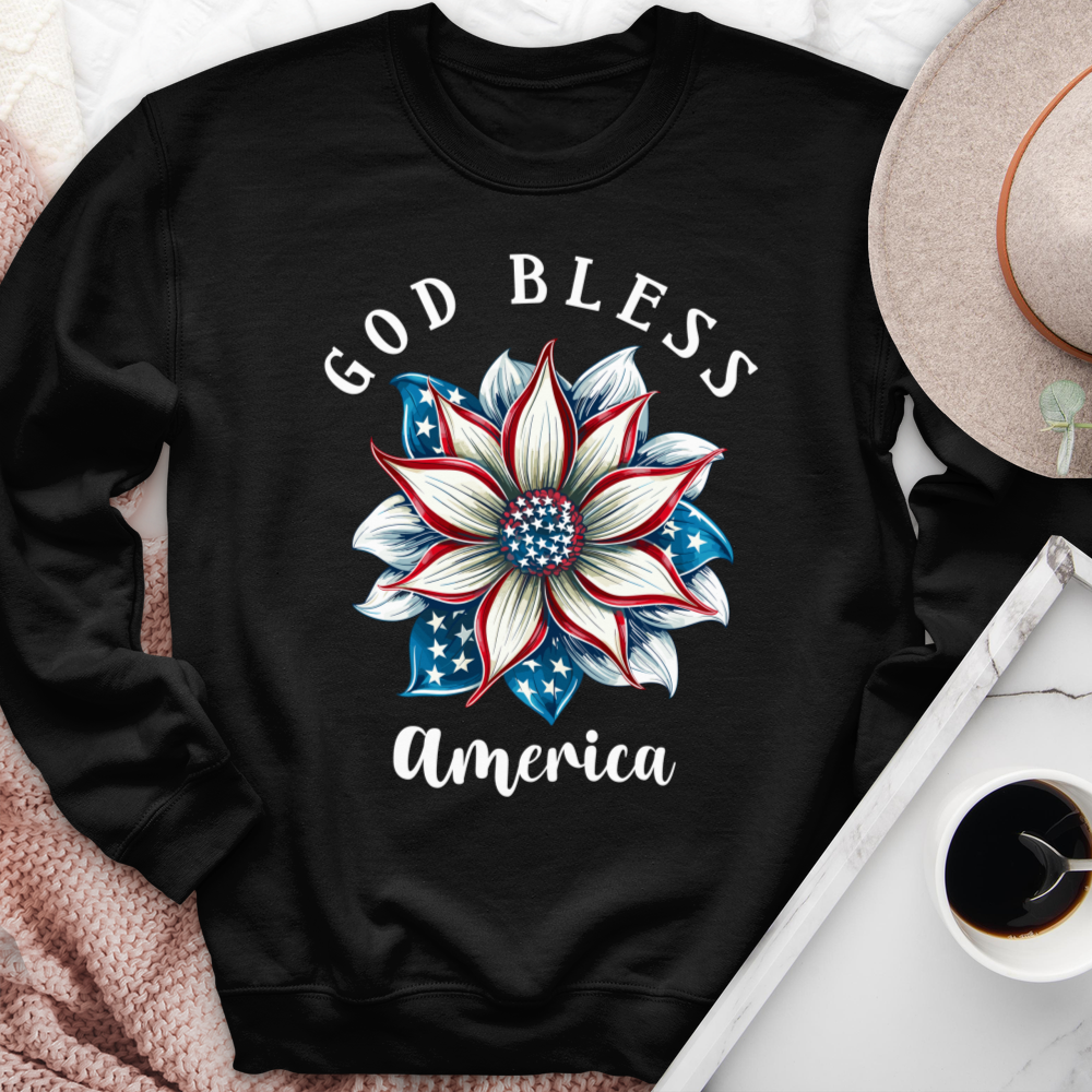 Patriotic Unity Bloom Crewneck