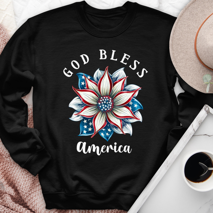 Patriotic Unity Bloom Crewneck