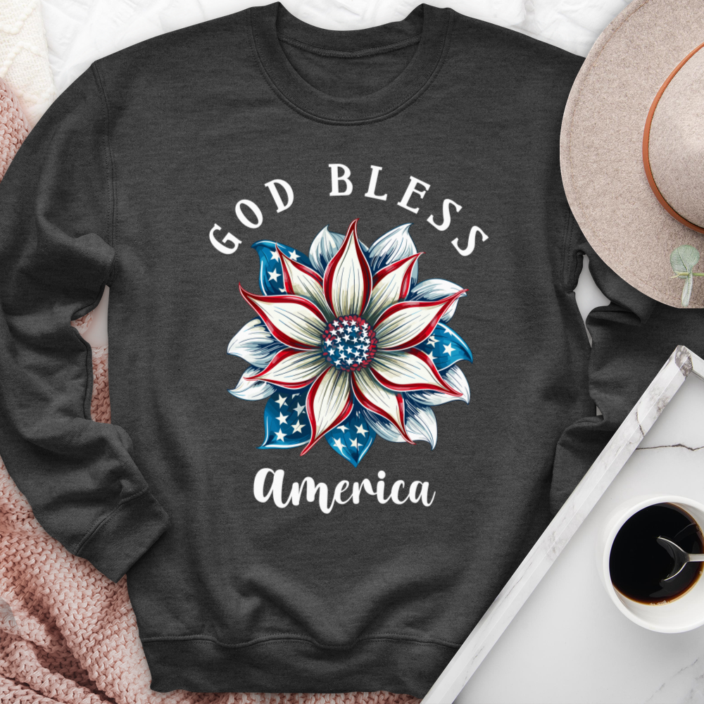 Patriotic Unity Bloom Crewneck