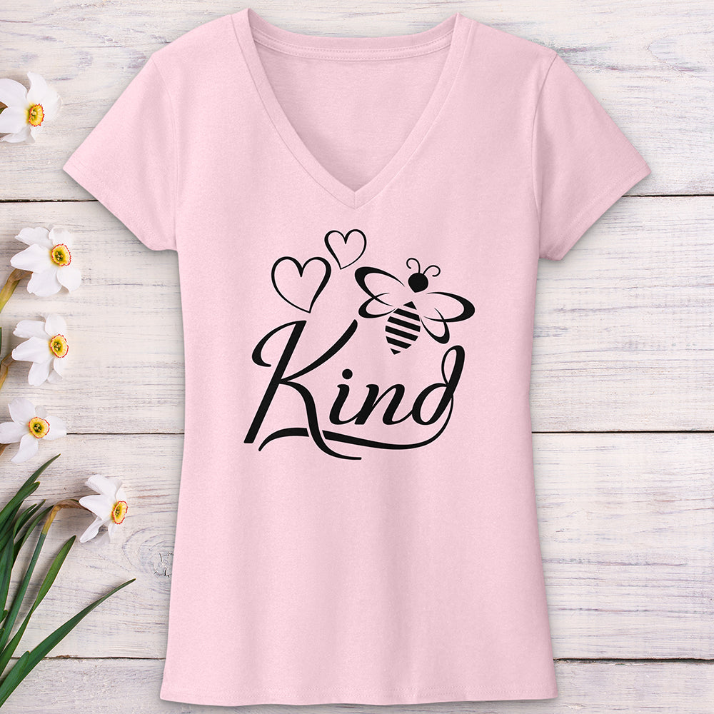 Bee Kind V-Neck Tee