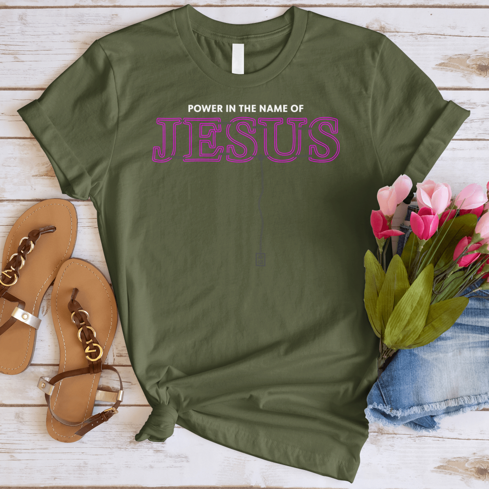 Power In The Name Of Jesus Softstyle Tee