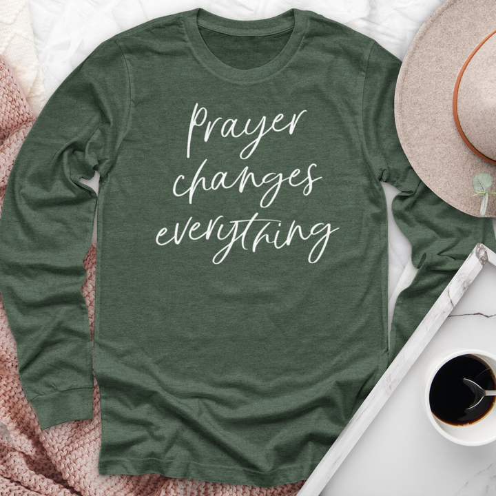 Prayer Changes Everything Long Sleeve Tee