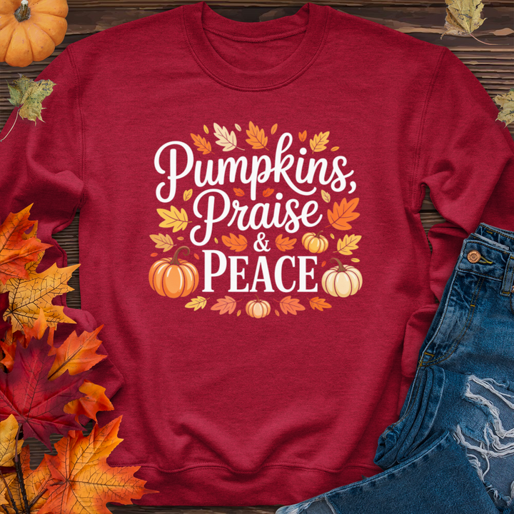 Pumpkins Praise & Peace Crewneck